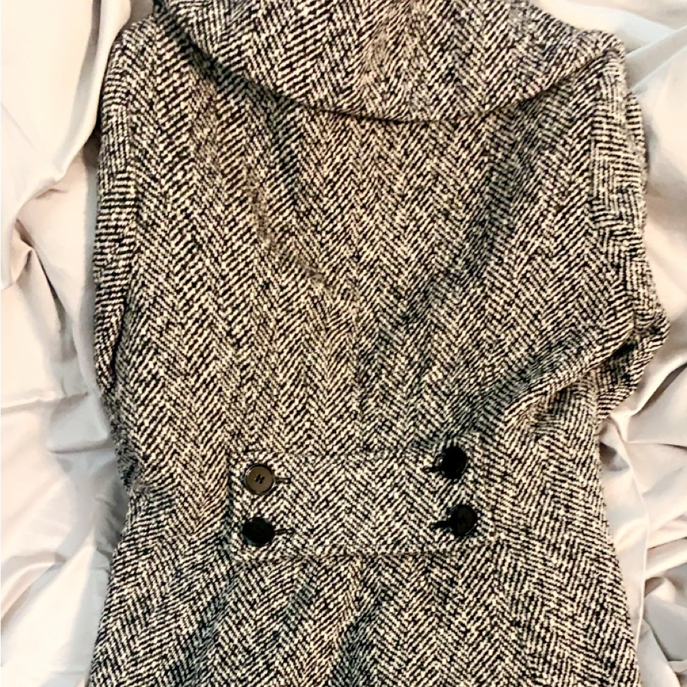 Express Tweed Button-Up Coat Medium - Picture 2 of 5